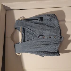 Fashion Brand Company Cropped Soft Linen Vest